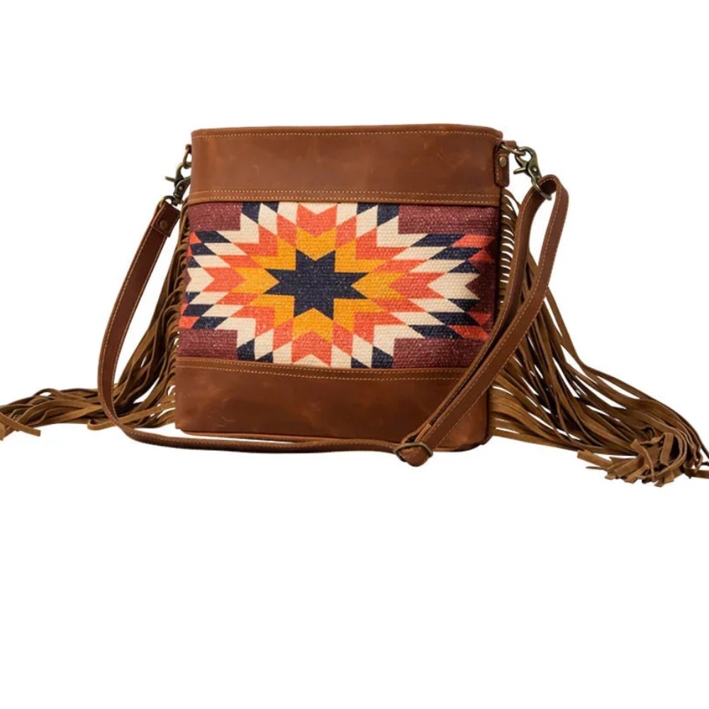 Sedona Star Fringed Shoulder Bag